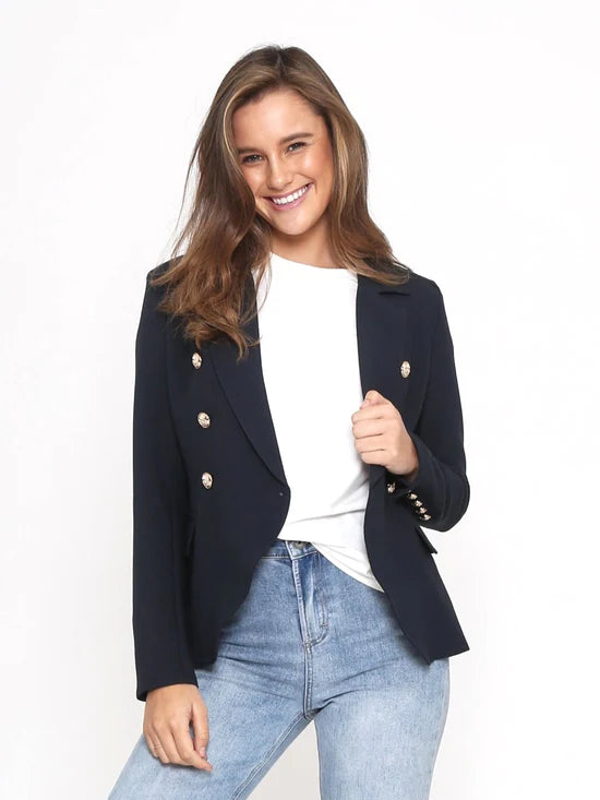 Leoni Hayden Blazer - Navy Harlos