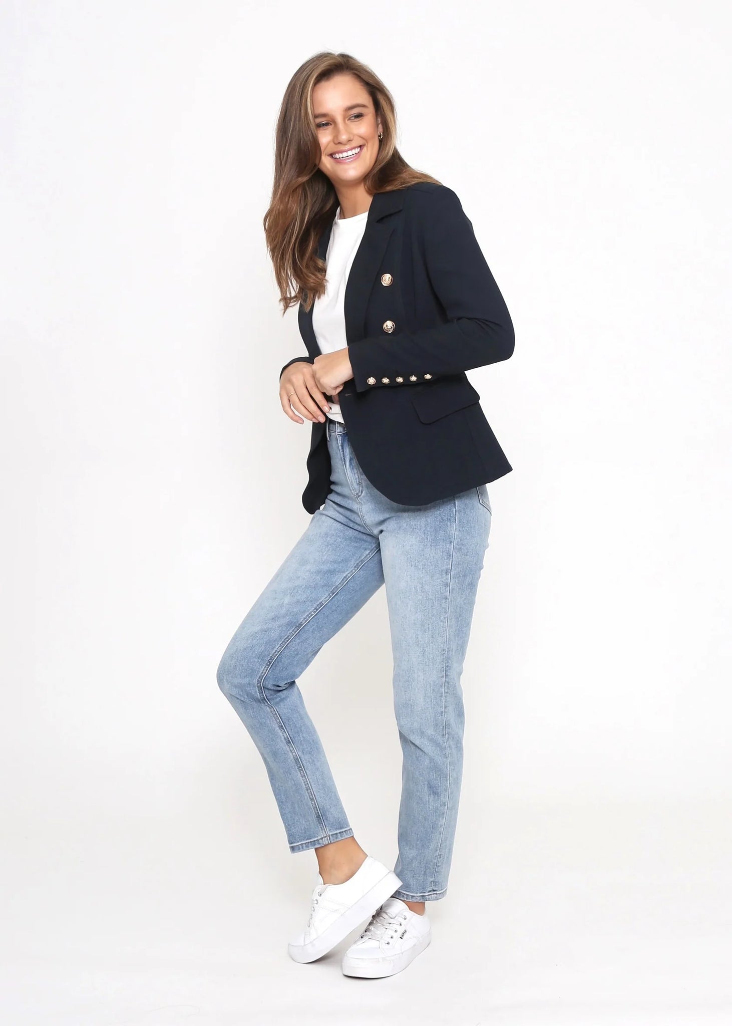 Leoni Hayden Blazer - Navy Harlos