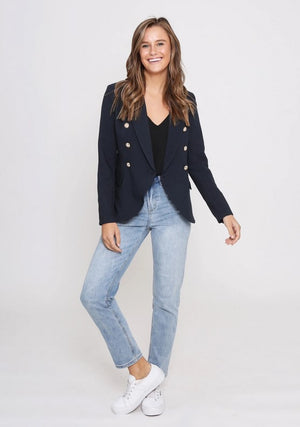 Leoni Hayden Blazer - Navy Harlos