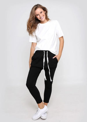 Leoni Kiera Jogger Pants - Black Harlos