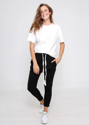 Leoni Kiera Jogger Pants - Black Harlos