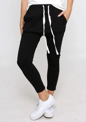 Leoni Kiera Jogger Pants - Black Harlos