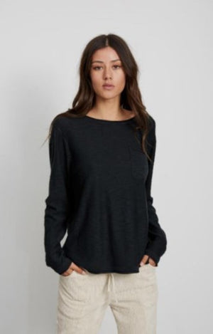 Little Lies the Label Sally Top - Black Harlos